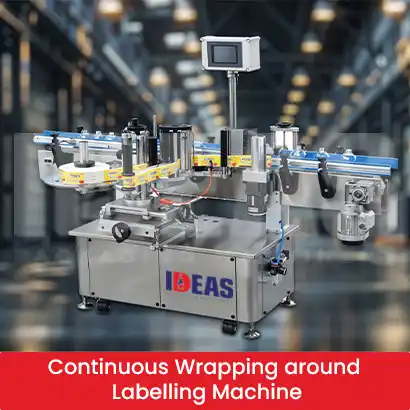 Full Coverage Wrap Around Labeling Machine by Ideas Packaging Machinery