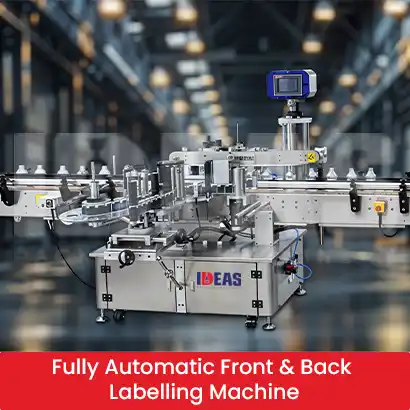 High Speed Dual Sided Labeling Machine by Ideas Packaging Machinery