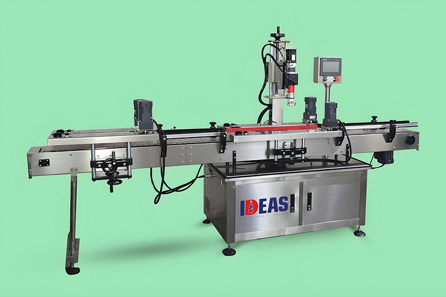 A high-speed capping machine by Ideas Packaging Machinery