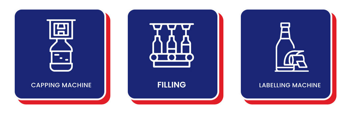 Automated Filling, Capping, and Labeling System by Ideas Packaging Machinery