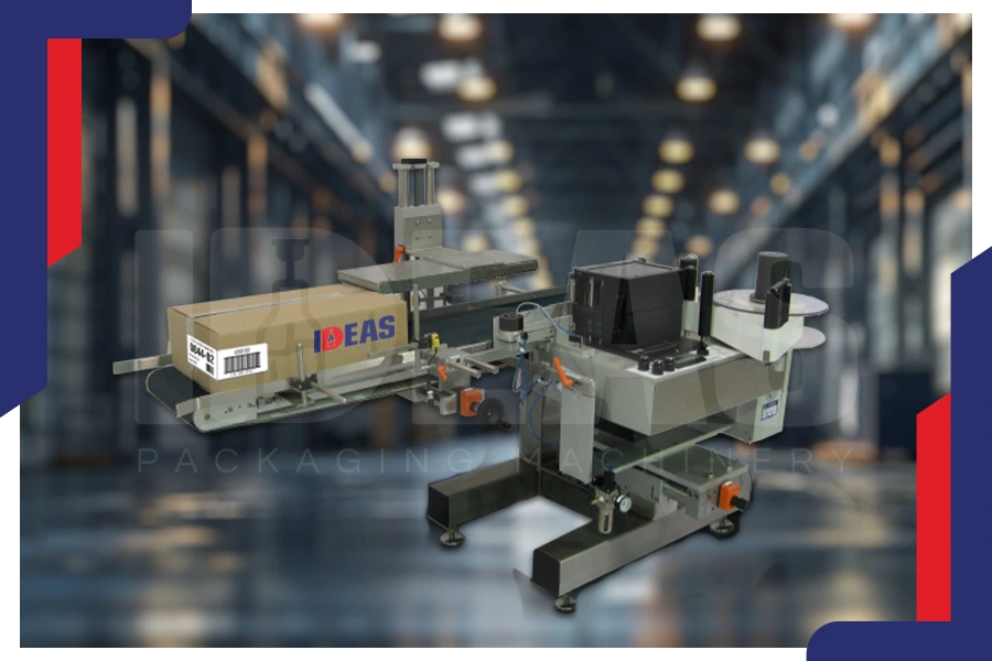 Advanced Print and Apply Labeling Machine for Streamlined Operations by Ideas Packaging Machinery