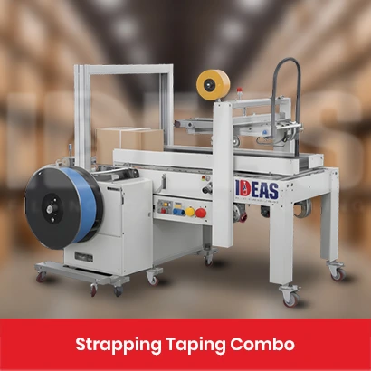 Innovative Features in Strapping Taping Combo Machine by Ideas Packaging Machinery