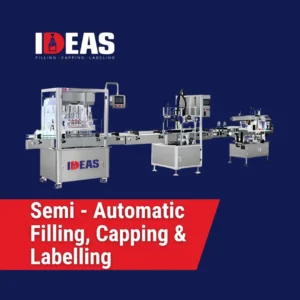 Semi-Automatic Filling, Capping & Labelling Machine